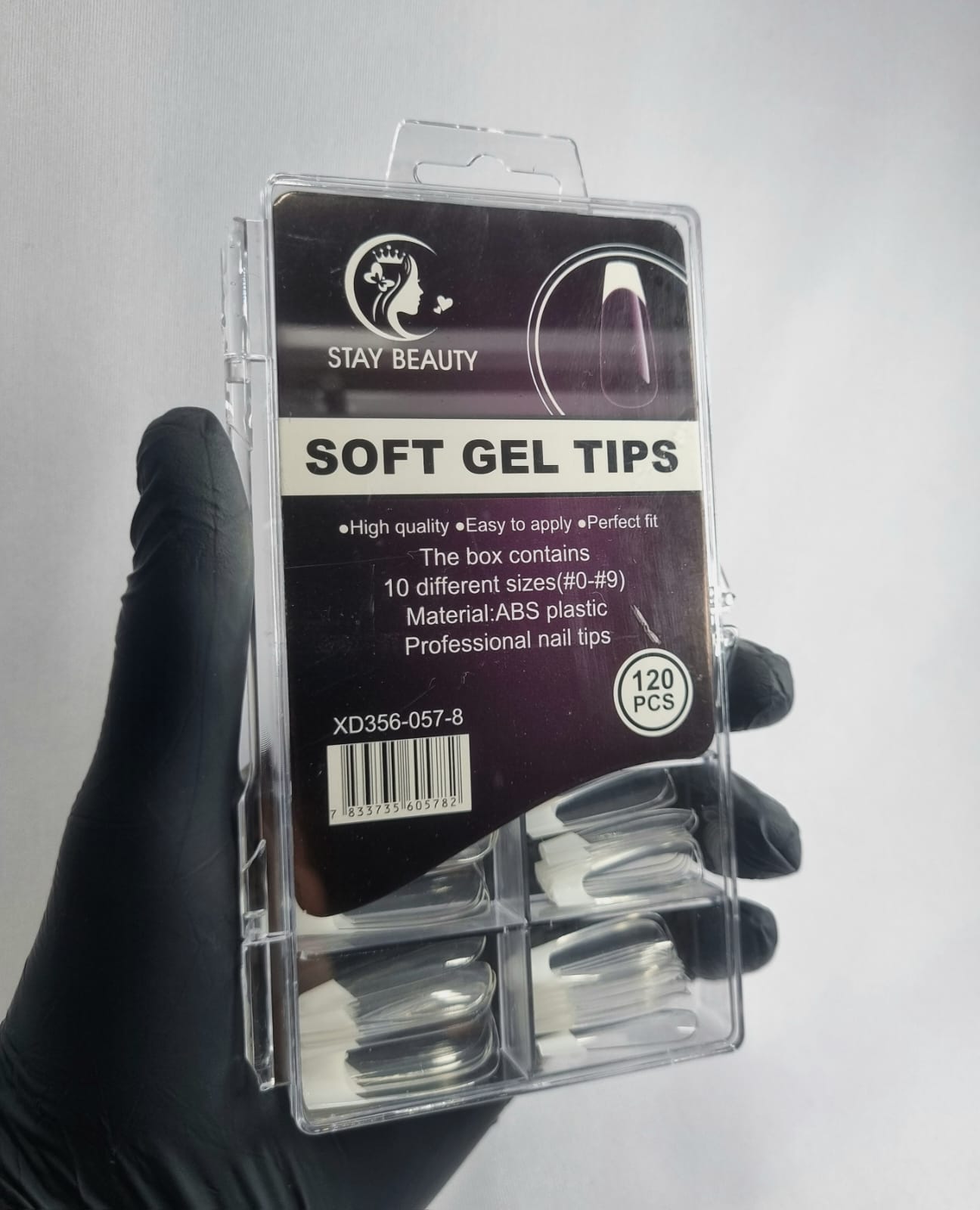 SOFT GEL TIPS BAILARINA STAY BEAUTY 120PÇS- BRANCA INVILA - Tudo para unhas em gel