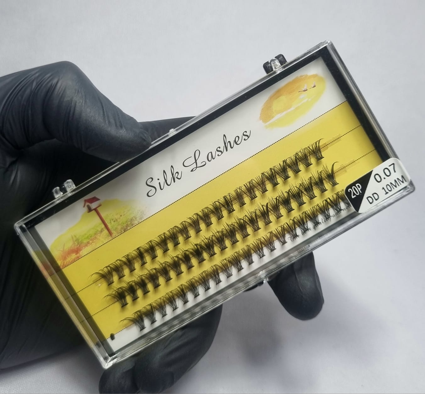 CÍLIOS TUFO SILK 20P 0.07DD- 10MM INVILA - Tudo para unhas em gel
