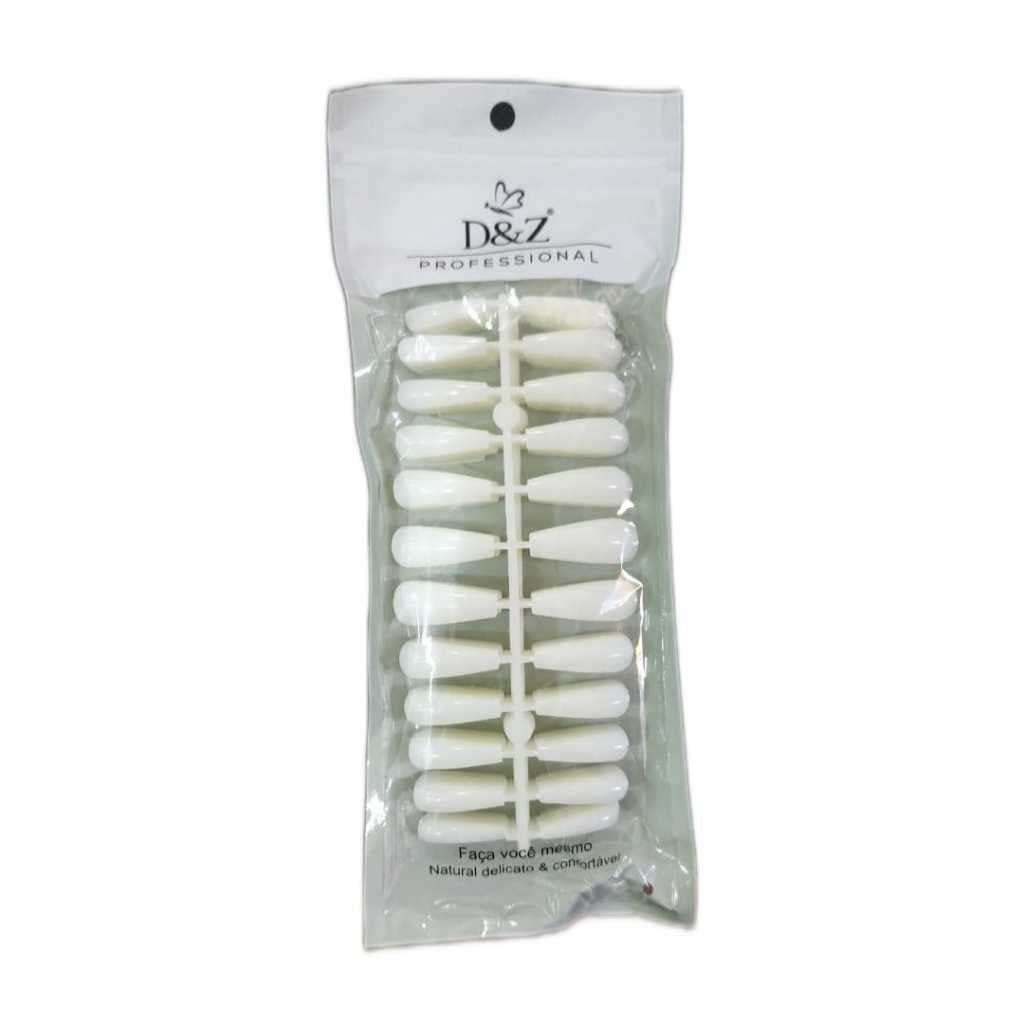 POSTIÇA LEITOSA SAQUINHO D&Z- 120UND INVILA - Tudo para unhas em gel