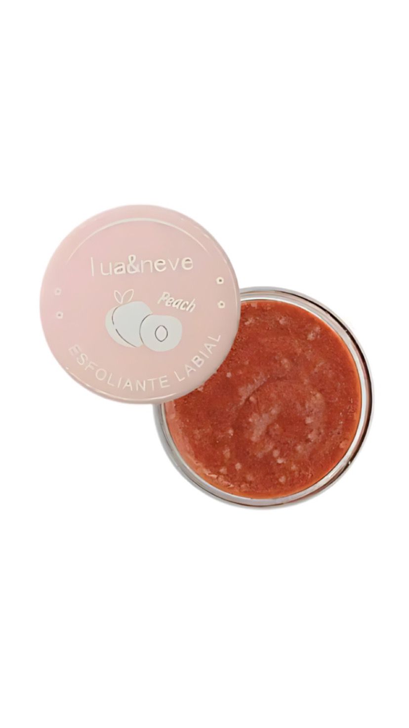 Esfoliante Hidratante Labial Peach Lua & Neve Cor 02 11g INVILA - Tudo para unhas em gel