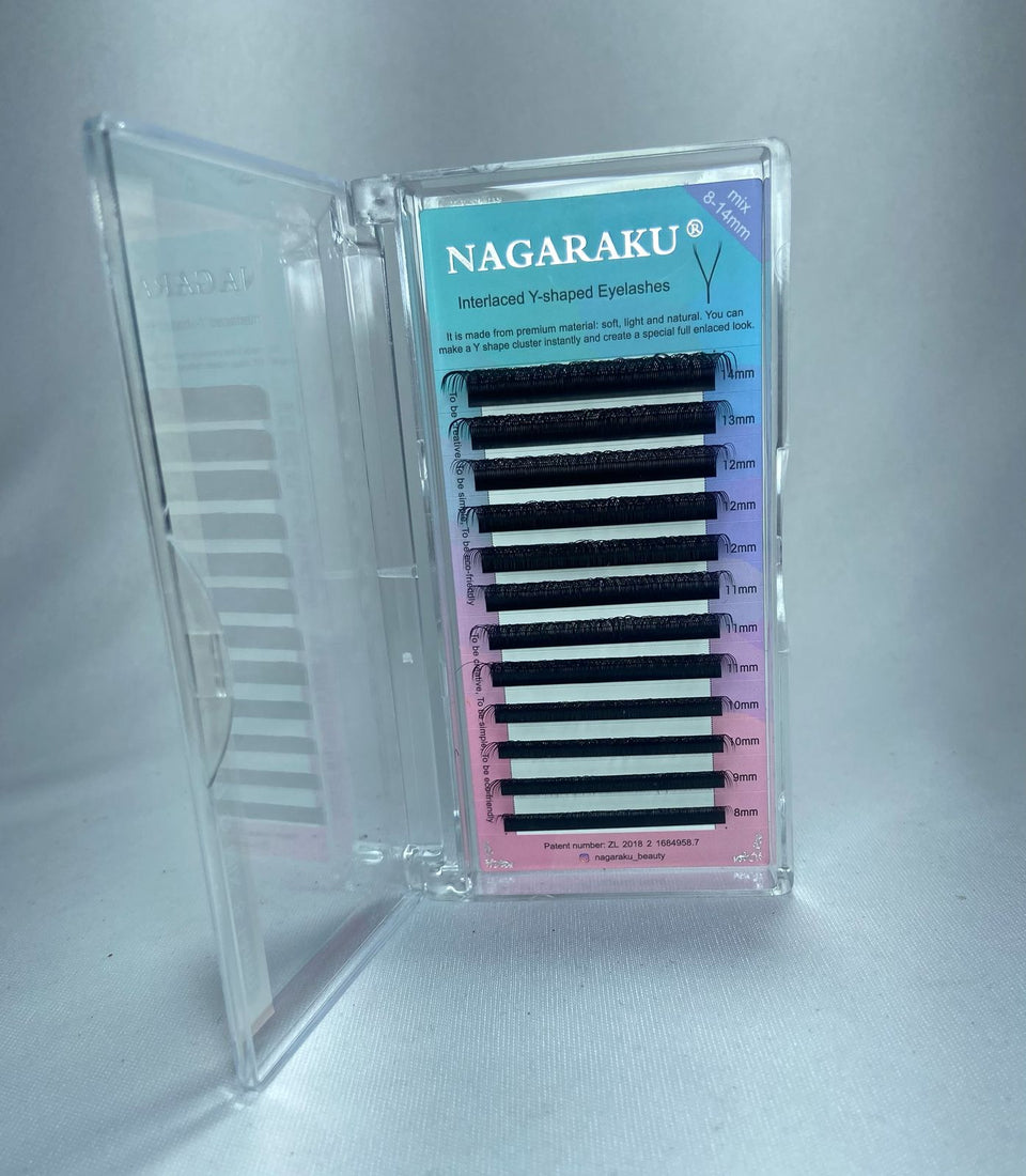 CÍLIOS NAGARAKU YY 0.07D MIX 8-14MM NE INVILA - Tudo para unhas em gel