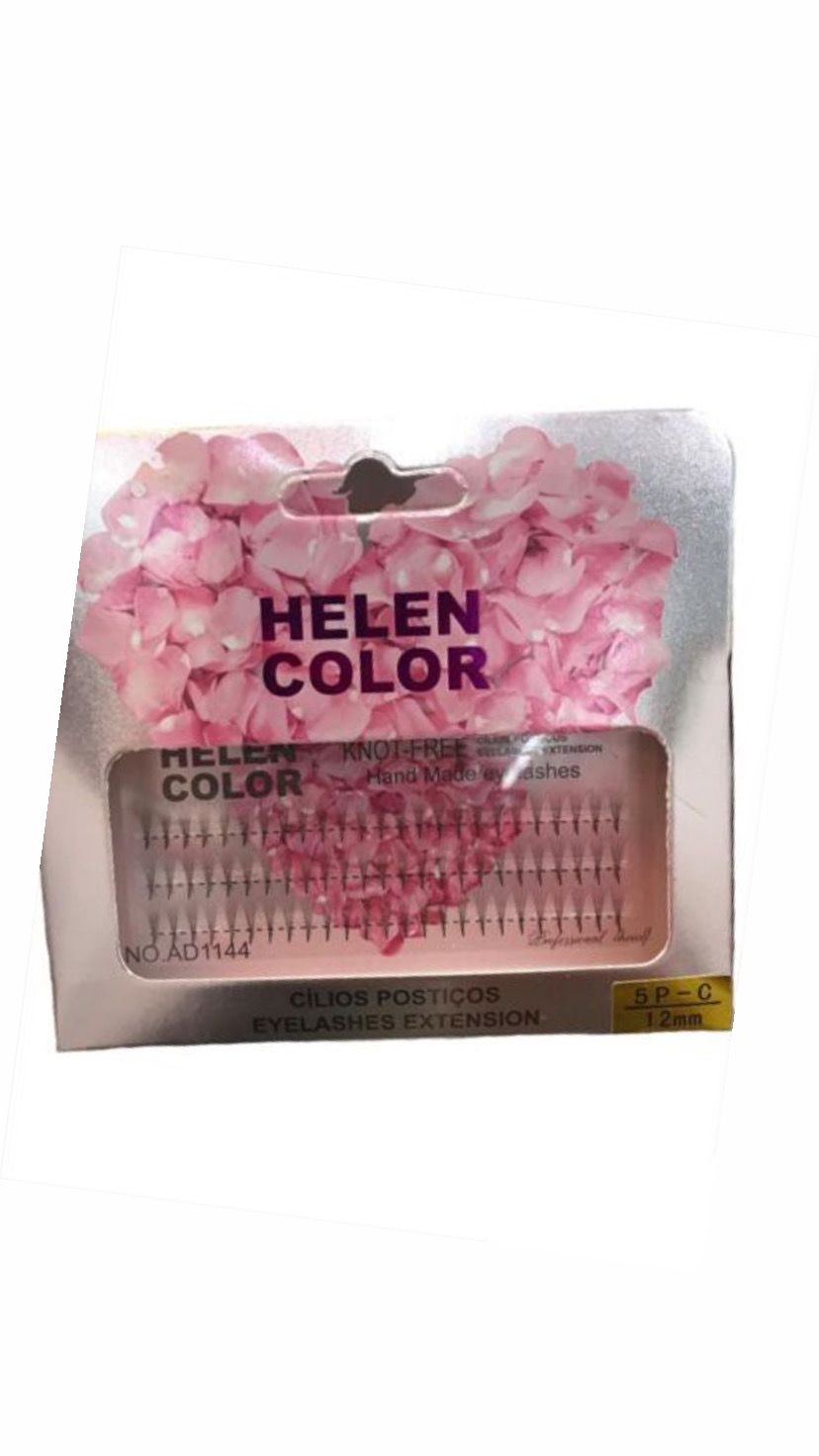 CILIOS 5P C 12MM -HELEN COLOR INVILA - Tudo para unhas em gel