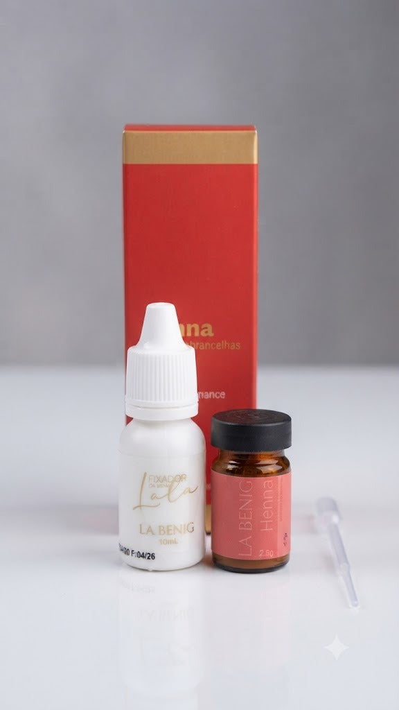 HENNA CASTANHO ESCURO 2,5g - LA BENIG