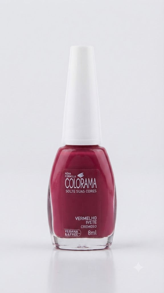 ESMALTE 8ML VERMELHO IVETE - COLORAMA