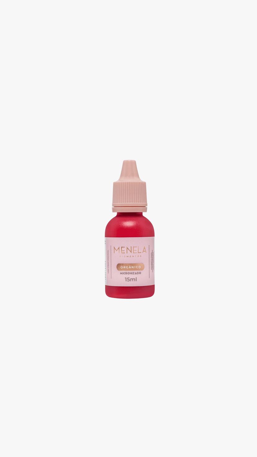 PIGMENTO ORGÂNICO MENELA MISS CHERRIE 15ML INVILA - Tudo para unhas em gel