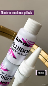 DILUIDOR DE ESMALTE EM GEL INVILA 30ML