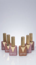 KIT ESMALTE EM GEL 12ML COLEÇAO NUDE ESSENCIAL - FAN NAILS