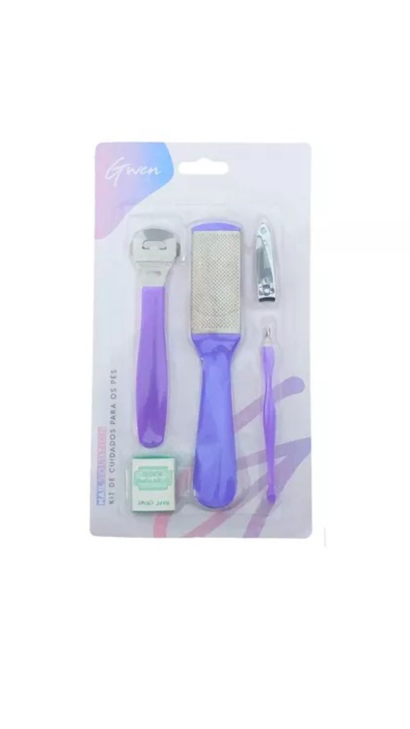 KIT DE CUIDADOS PARA OS PES  -GWEN INVILA - Tudo para unhas em gel