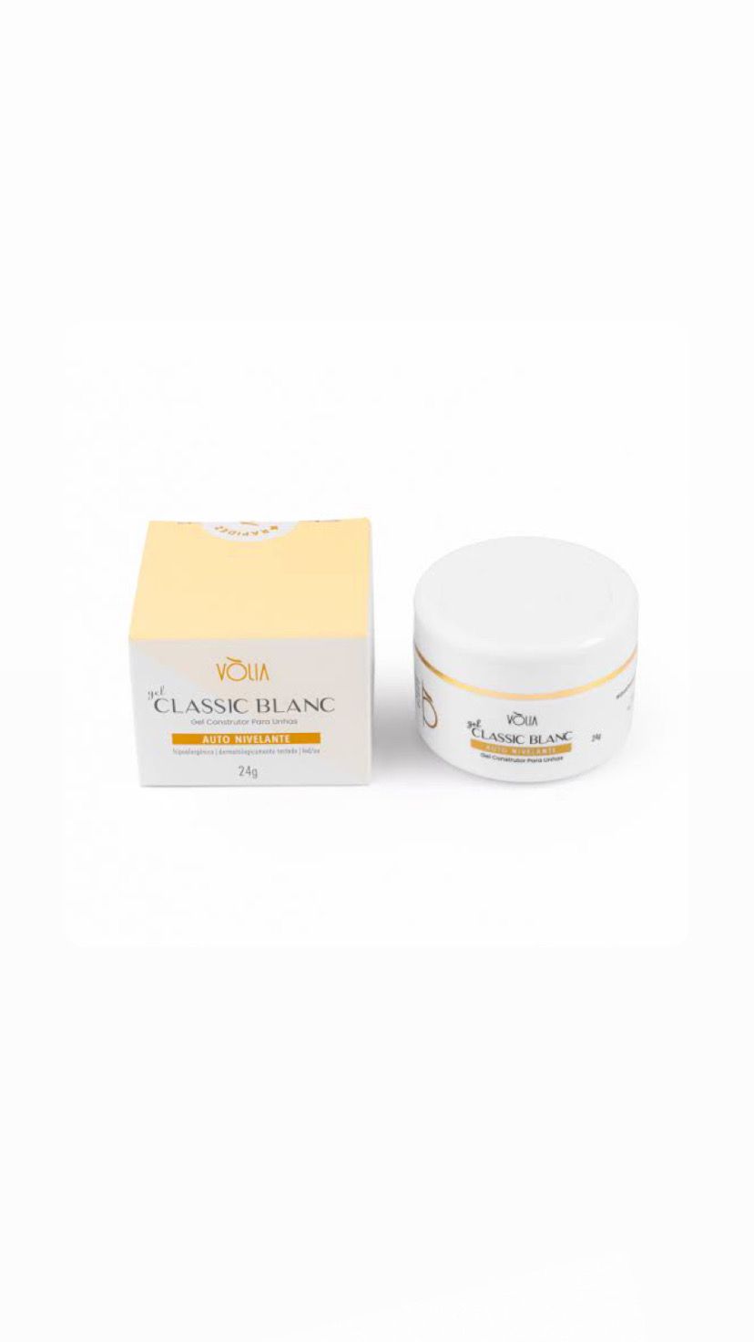 GEL VOLIA CLASSIC BLANC 24G INVILA - Tudo para unhas em gel