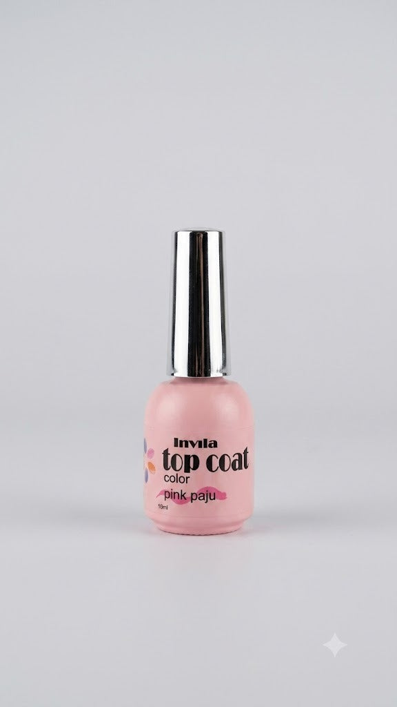 TOP COAT PINK PAJU 10ML - INVILA