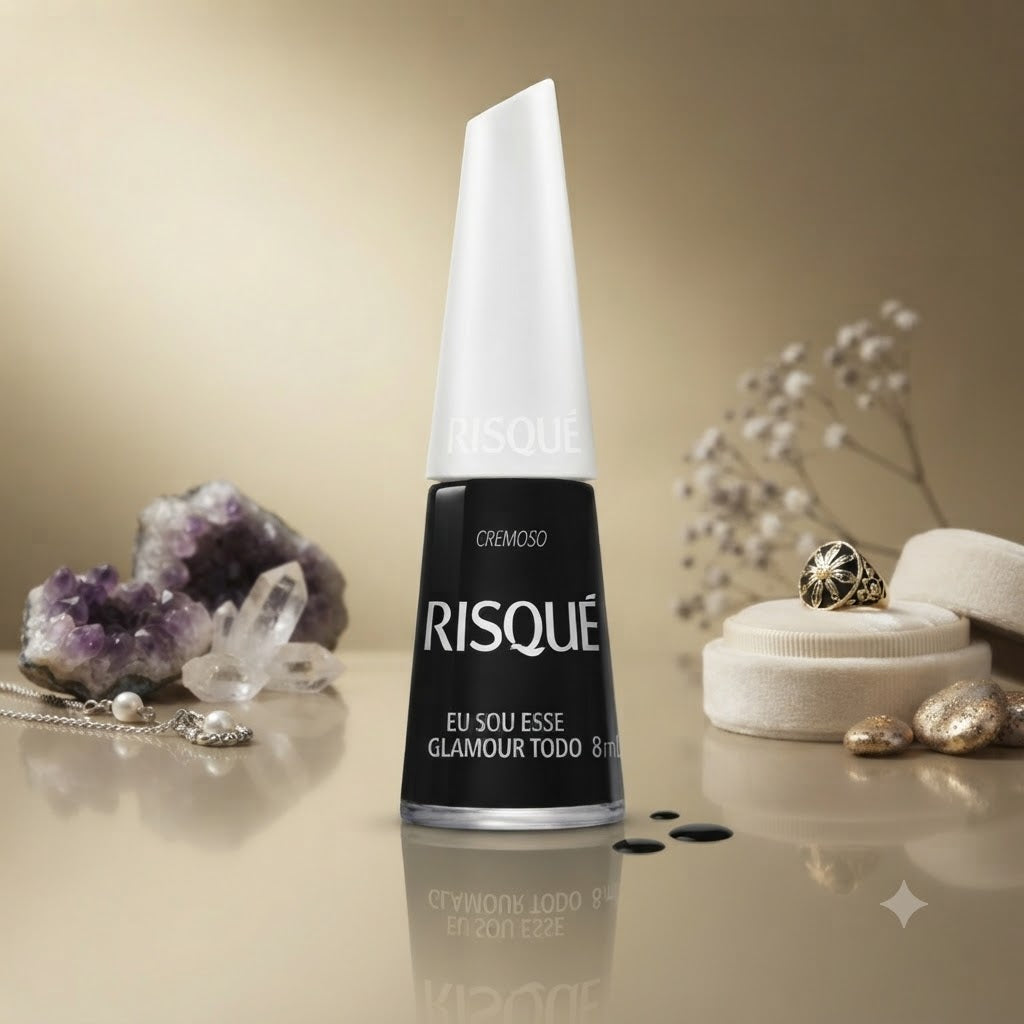 ESMALTE RISQUE 8ML EU SOU ESSE GLAMOUR TODO
