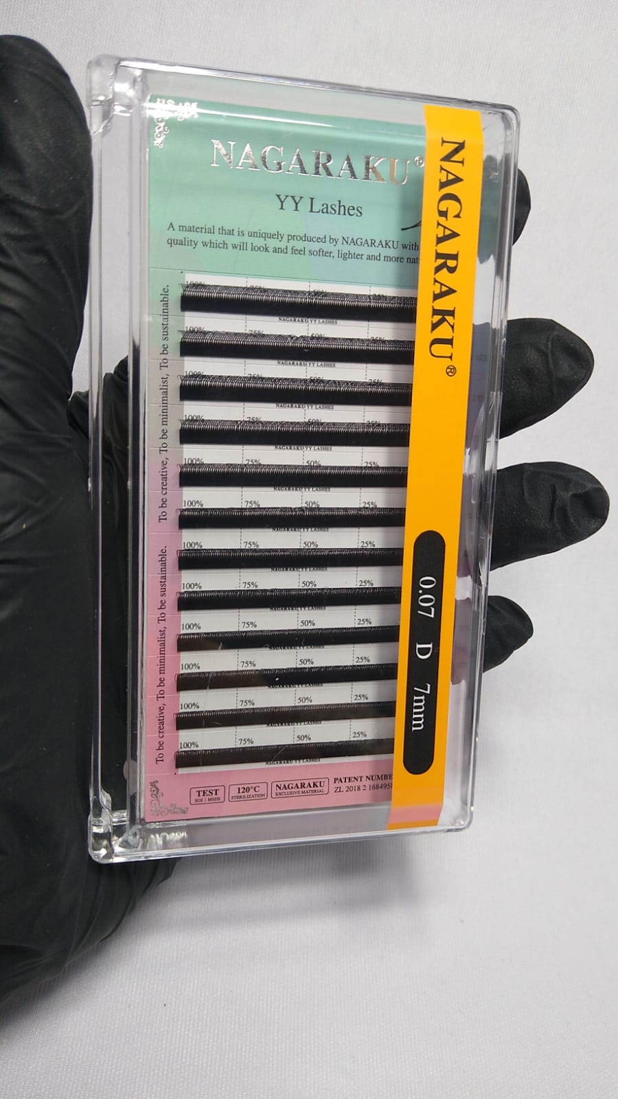 CILIOS NAGARAKU 0.07D YY 7MM INVILA - Tudo para unhas em gel