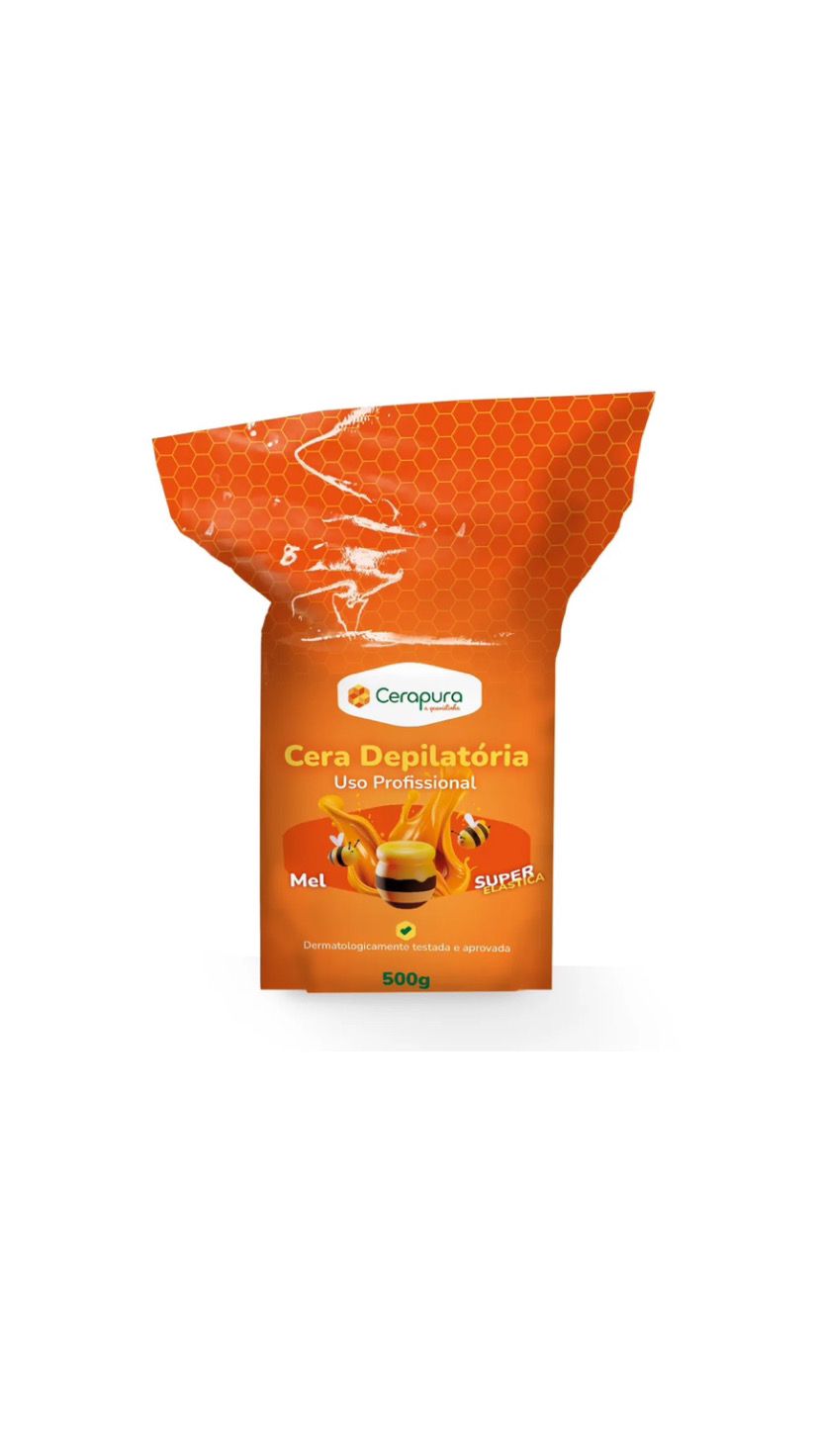 CERA DEPILATORIA CERAPURA MEL 500G INVILA - Tudo para unhas em gel