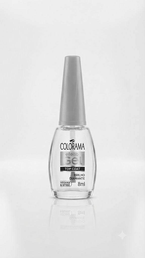 TOP COAT BRILHO DIAMANTE 8ML - COLORAMA