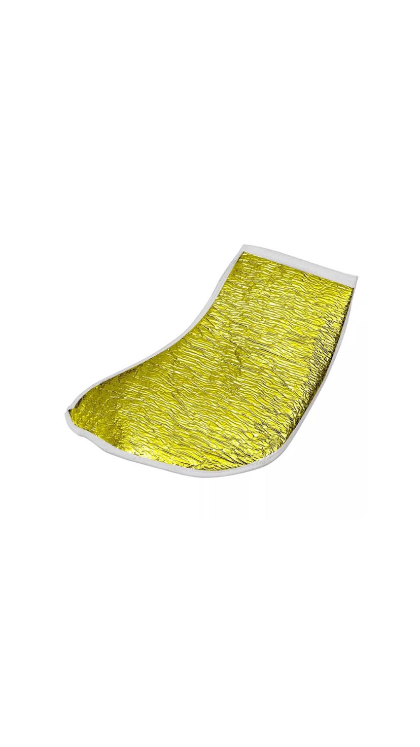 BOTA METALIZDA AMARELA -SANTA CLARA INVILA - Tudo para unhas em gel