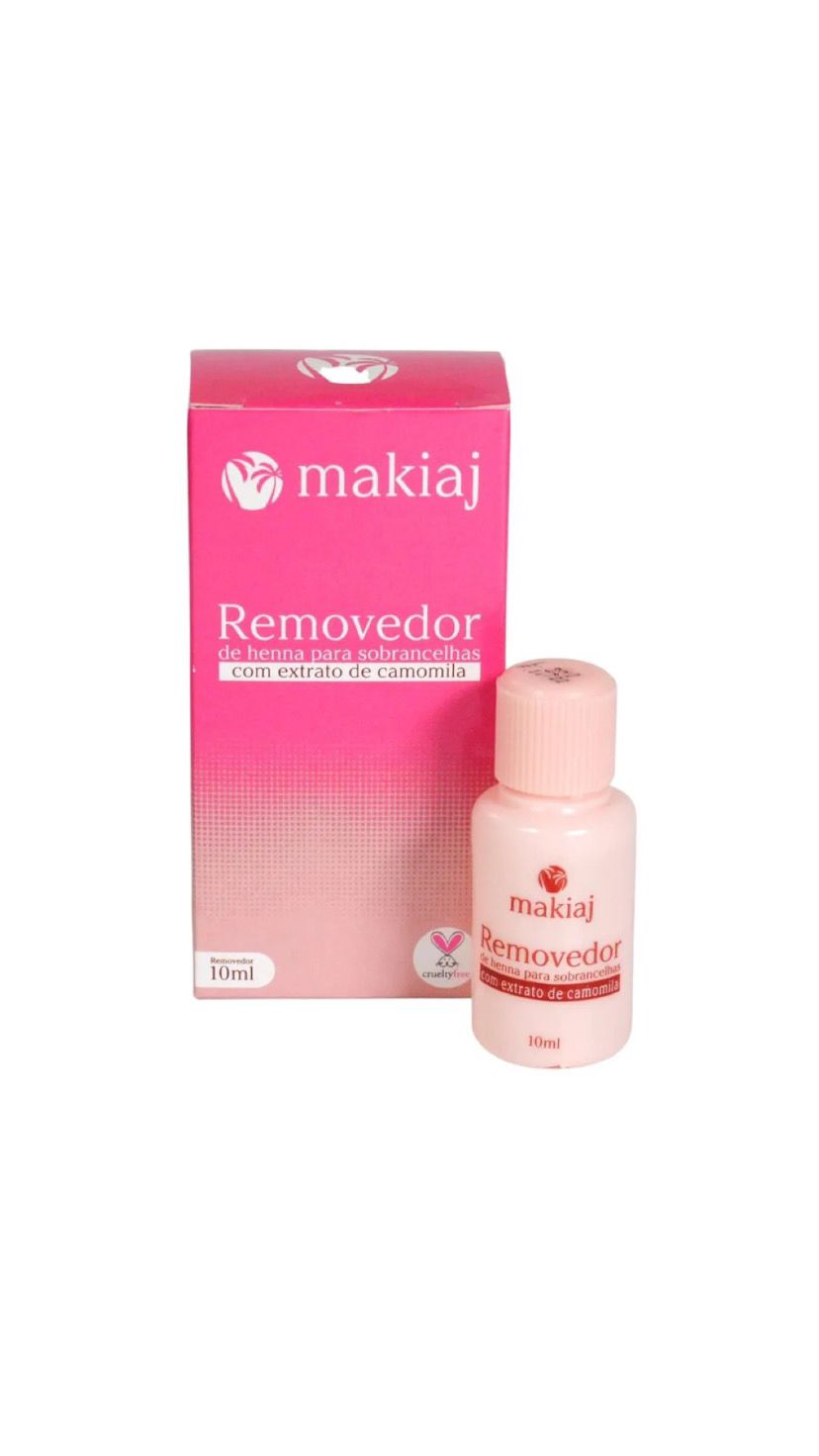 REMOVEDOR DE HENNA MAKIAJ 10ML INVILA - Tudo para unhas em gel
