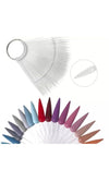 MOSTRUÁRIO DE ESMALTE ESTILETO PONTA FINA TRANSPARENTE 50 UND INVILA - Tudo para unhas em gel