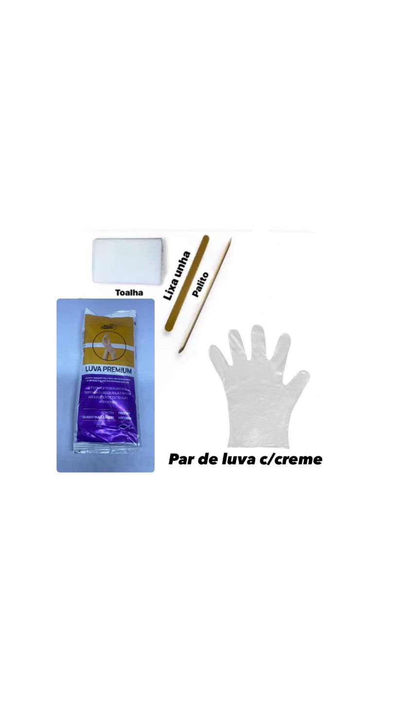 KIT LUVA PREMIUM -NEW LANCE INVILA - Tudo para unhas em gel