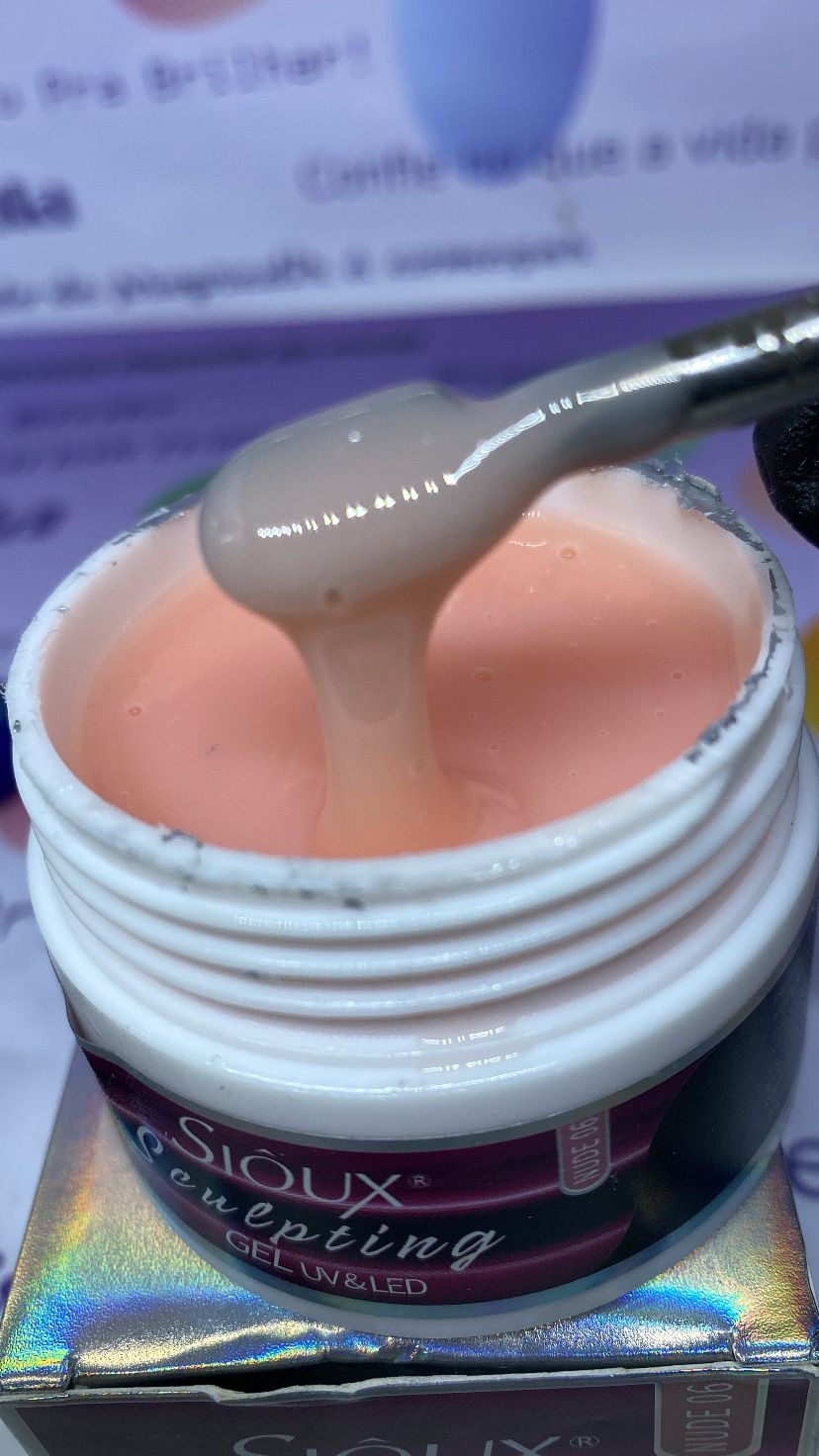 Sculpting Gel Uv Led 15g – Nude 06– Siôux INVILA - Tudo para unhas em gel