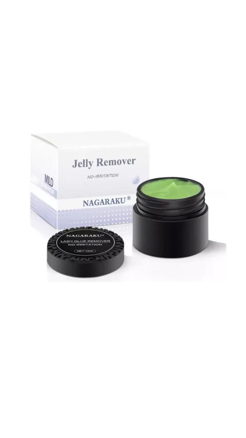 REMOVEDOR DE CILIOS JELLY REMOVER NAGARAKU 12ML INVILA - Tudo para unhas em gel