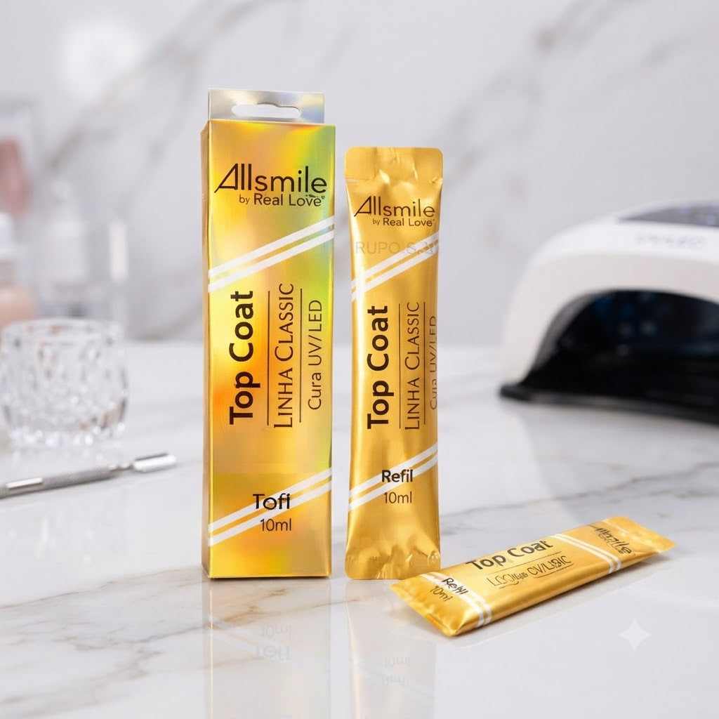 TOP COAT LINHA CLASSIC ALLSMILE REAL LOVE 10ML