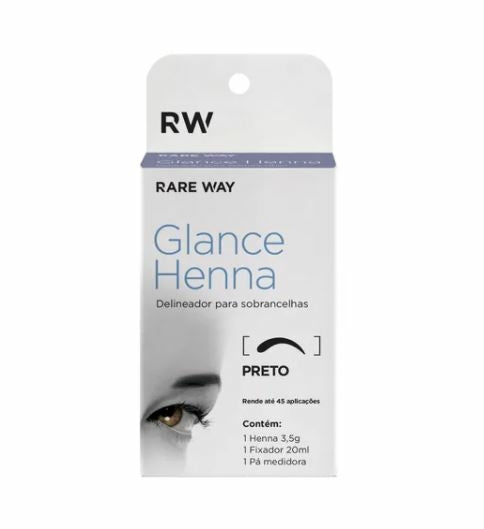 HENNA GLANCE PRETA 3,5G INVILA - Tudo para unhas em gel