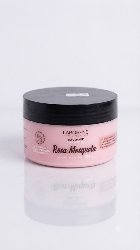 ESFOLIANTE CORPO E ROSTO ROSA MOSQUETA 250G - LABORENE