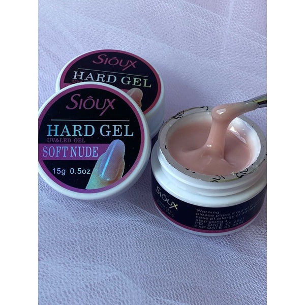 GEL HARD SOFT NUDE -SIÔUX 15G INVILA - Tudo para unhas em gel