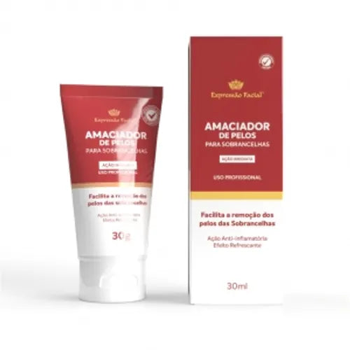 AMACIADOR DE PELOS PARA SOBRANCELHAS - EXPRESSÃO FACIAL 30G