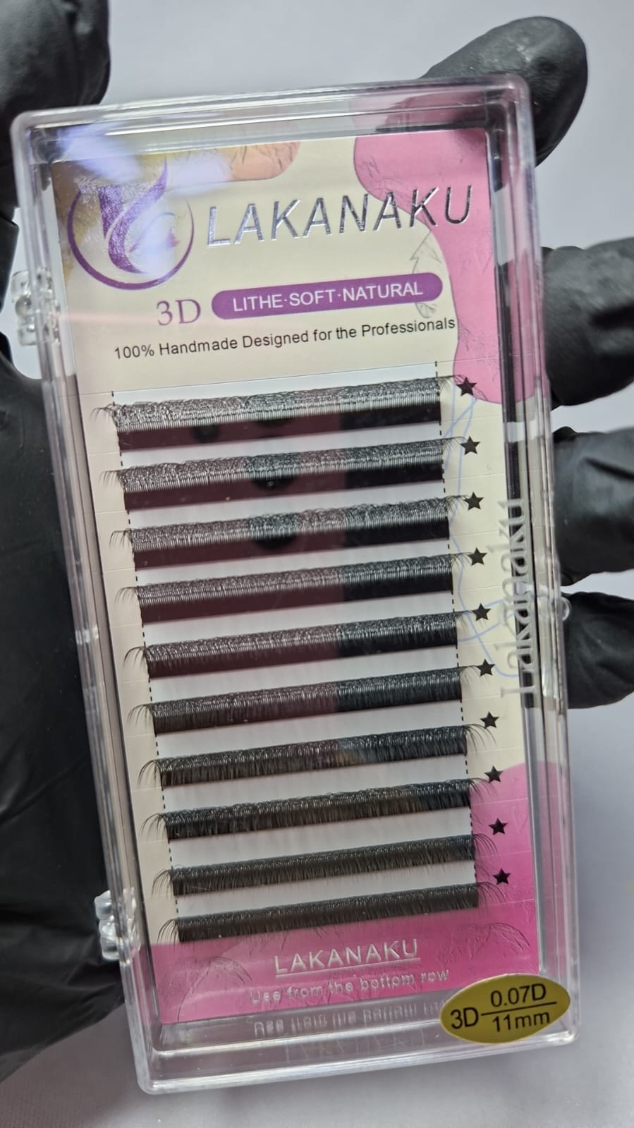 CILIOS LAKANAKU 3D 0.07D 11mm INVILA - Tudo para unhas em gel