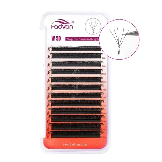 CILIOS FADVAN 5DW 0.07D 9mm INVILA - Tudo para unhas em gel