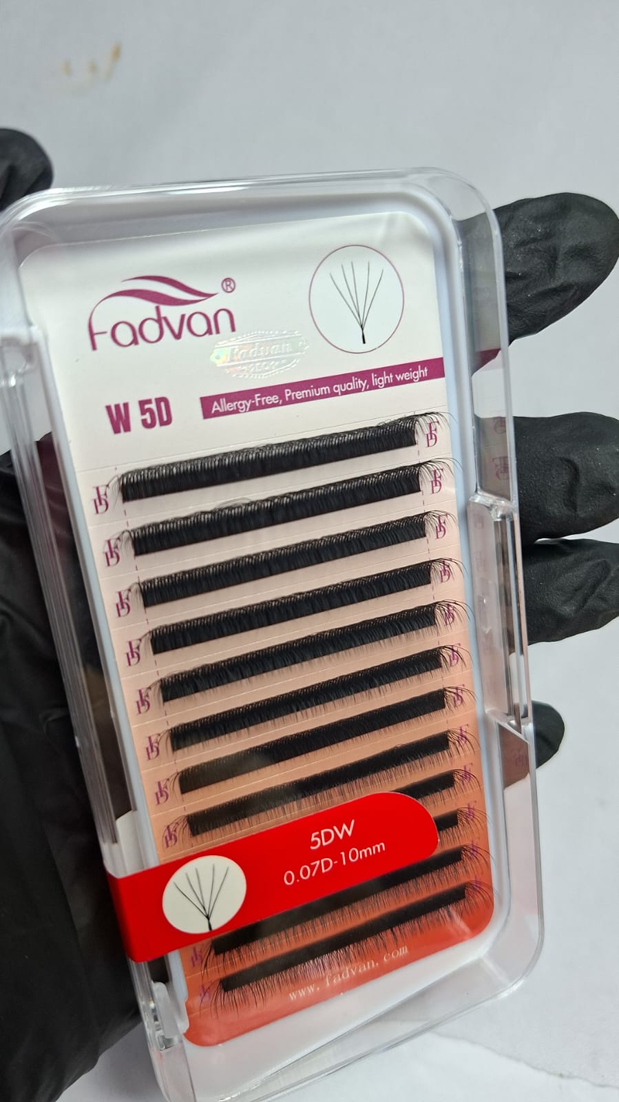 CILIOS FADVAN 5DW 0.07D 10mm INVILA - Tudo para unhas em gel