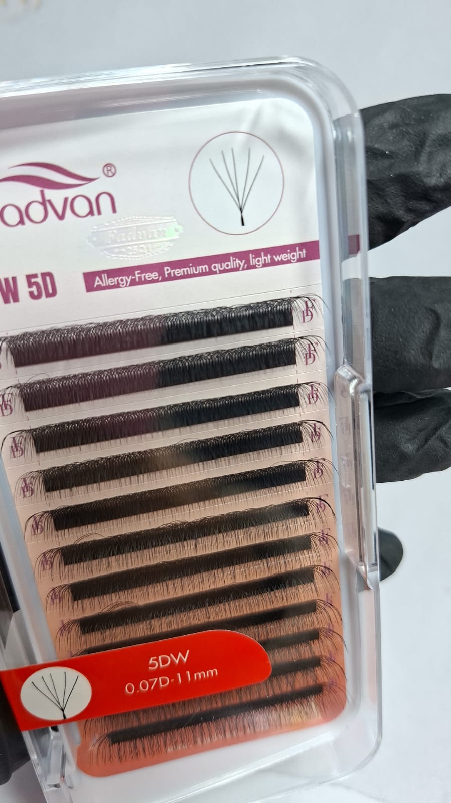 CILIOS FADVAN 5DW 0.07D 11mm INVILA - Tudo para unhas em gel