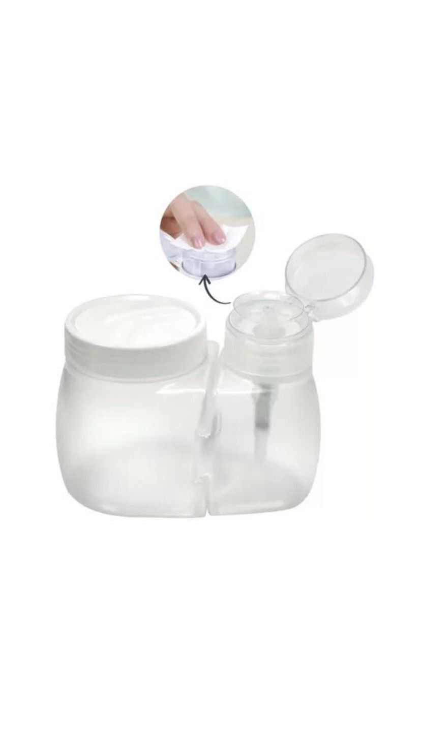 DOSADOR DE ACETONA TRANSPARENTE -SANTA CLARA INVILA - Tudo para unhas em gel