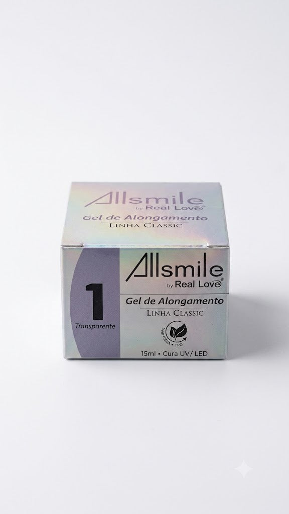 GEL 01 TRANSPARENTE 15ML - REAL LOVE