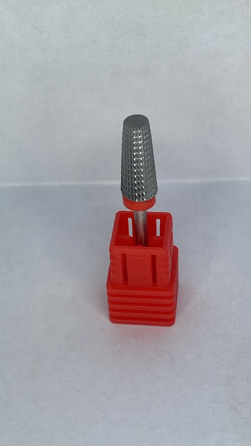 BROCA DE TUNGSTÊNIO 3 EM 1 VERMELHA INVILA - Tudo para unhas em gel