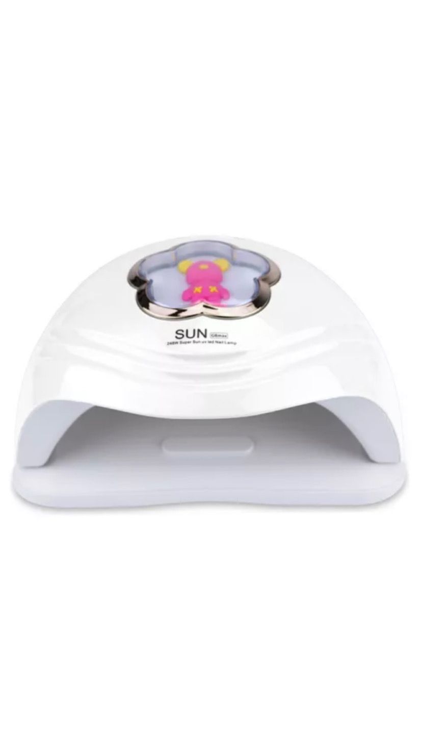 CABINE LED UV COM URSO -BRANCO INVILA - Tudo para unhas em gel
