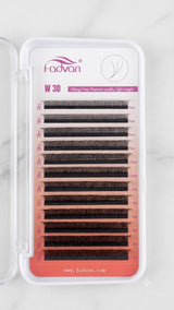 CÍLIOS LASHES 3DW 0.07D MIX 8–12 MM - FADVAN