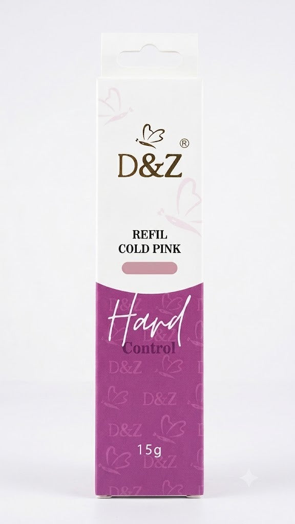GEL REFIL CONTROL HARD COLD PINK D&Z – 15G