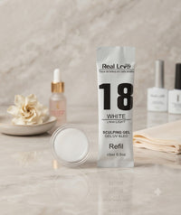 GEL ALONGAMENTO REFIL 18 WHITE - REAL LOVE