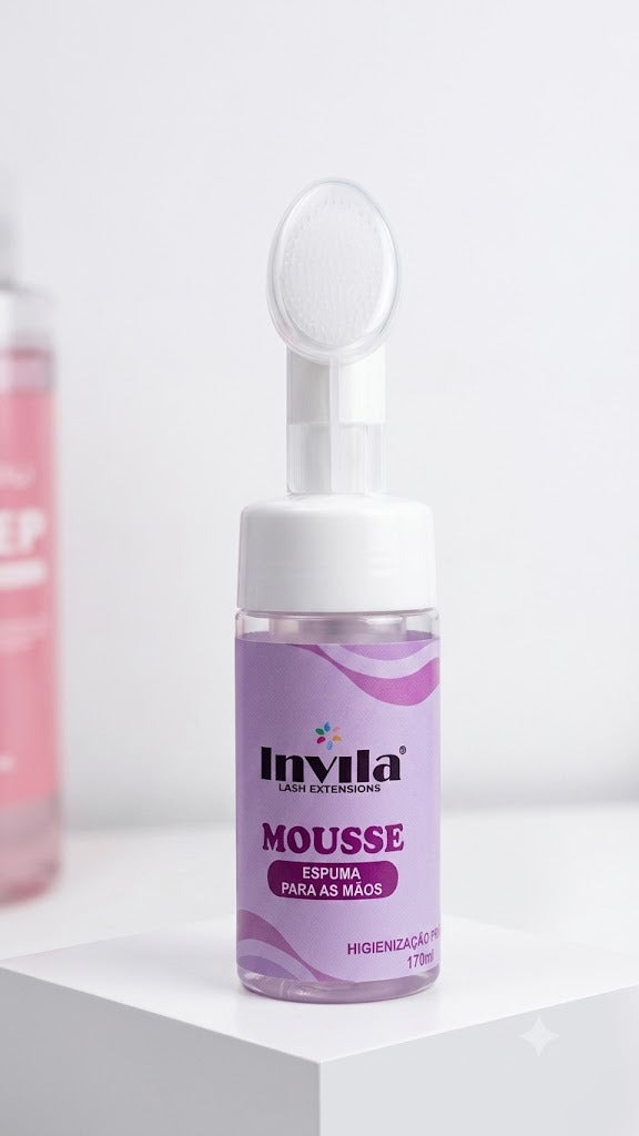 MOUSSE HIGIENIZANTE PARA AS MÃOS 170ML - INVILA