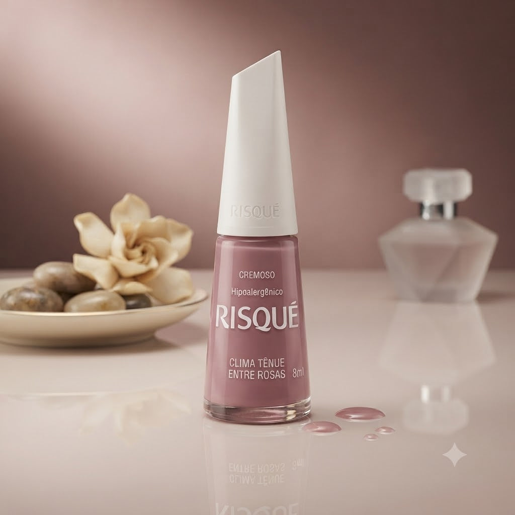 ESMALTE RISQUE 8ML CLIMA TENSO TENSO ENTRE ROSAS