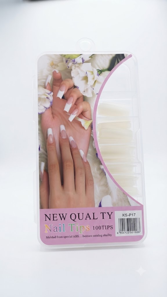 TIPS BRANCAS 100 UNIDADES KS-P17 - NEW QUALITY