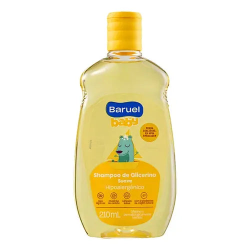 SHAMPOO DE GLICERINA SUAVE 210ML - BARUEL BABY