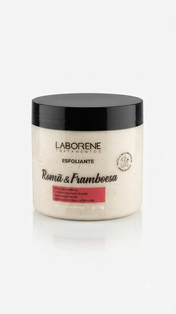 ESFOLIANTE CORPO E ROSTO ROMA E FRAMBOESA 500G - LABORENE