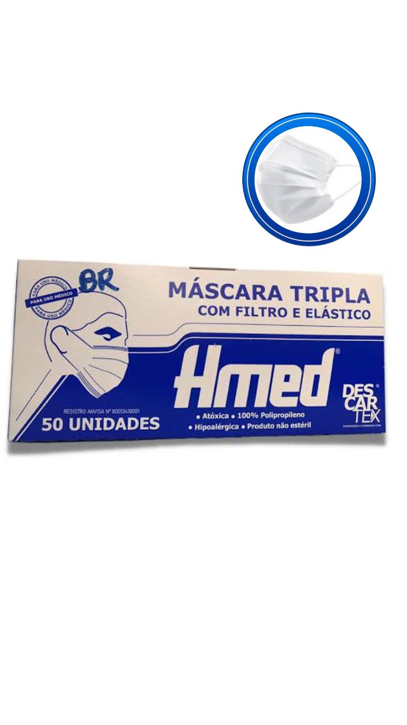 MASCARA TRIPLA 50UND -HMED INVILA - Tudo para unhas em gel