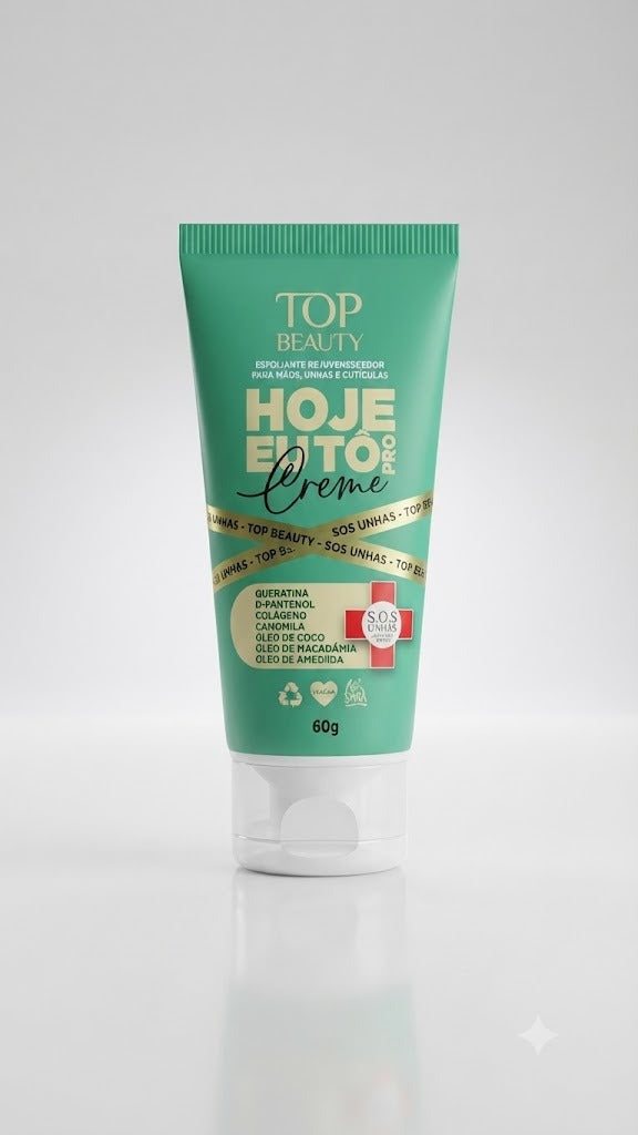ESFOLIANTE REJUVENESCEDOR PARA MAOS HOJE EU TO PRO CREME 60G - TOP BEAUTY
