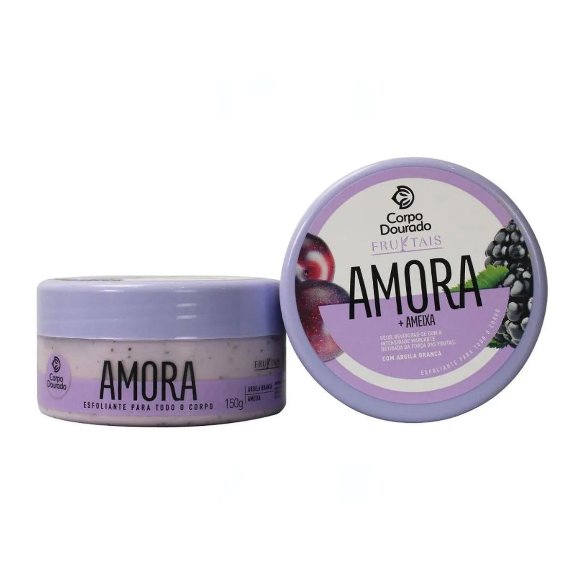 ESFOLIANTE CORPO DOURADO AMEIXA - 150G INVILA - Tudo para unhas em gel
