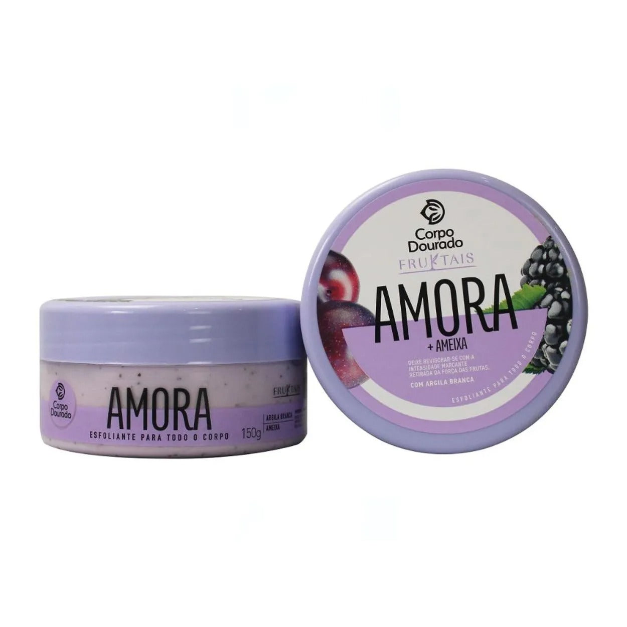 ESFOLIANTE CORPO DOURADO AMEIXA - 150G INVILA - Tudo para unhas em gel