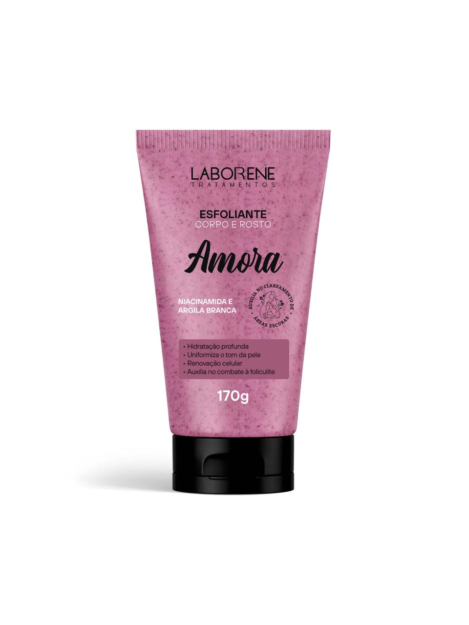 ESFOLIANTE CORPORAL E FACIAL AMORA LABORENE 170g INVILA - Tudo para unhas em gel